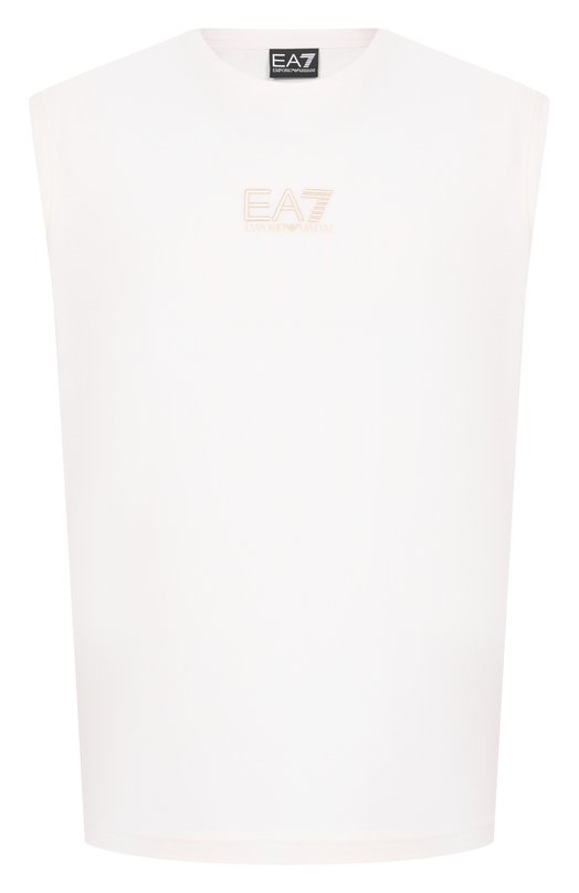 Хлопковая майка EA7 7M001405/AF22264 Кремовый 7M001405/AF22264