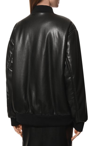 Бомбер из экокожи MSGM, арт. 3441MDH07 237110, фото 4