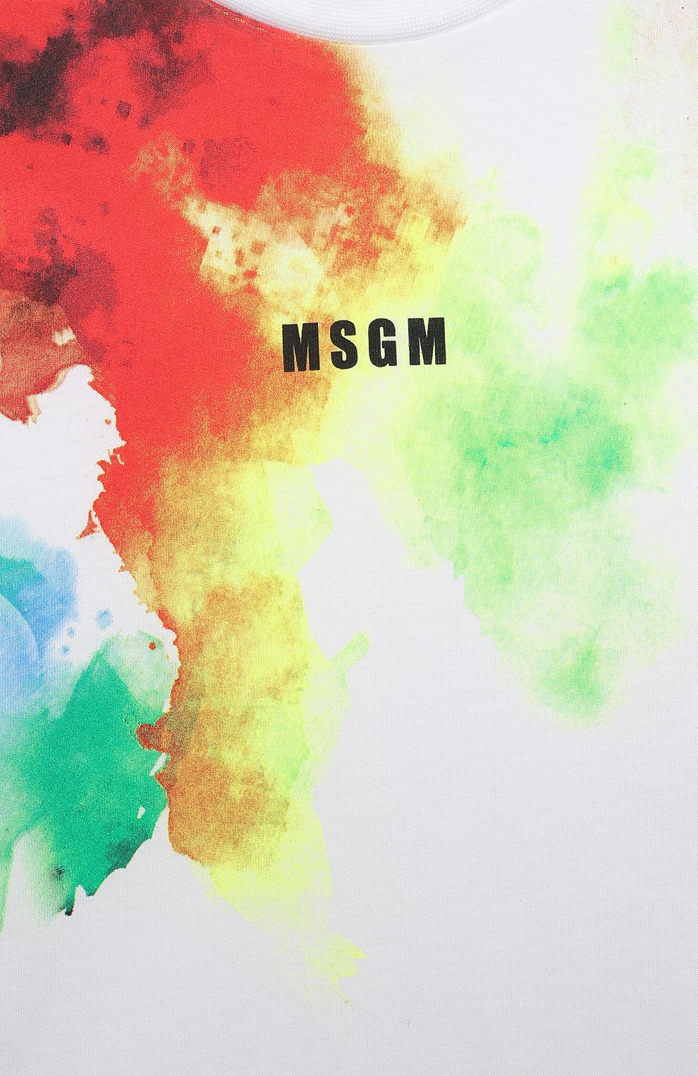Хлопковая футболка MSGM KIDS, арт. S4MSJBTH221, фото 3