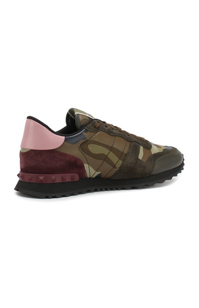 Комбинированные кроссовки rockrunner camouflage VALENTINO, арт. RY2S0723/TCC, фото 4