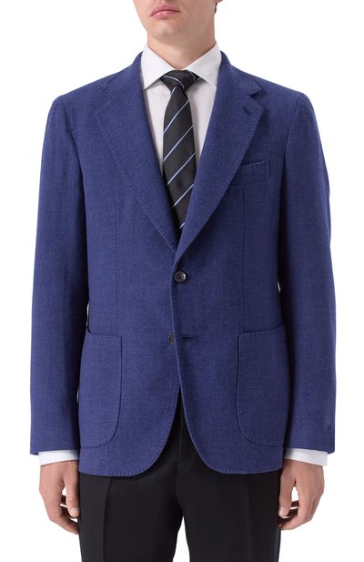 Пиджак из шерсти и шелка ANDREA CAMPAGNA, арт. VATICAN0/T25205-13/03, фото 4