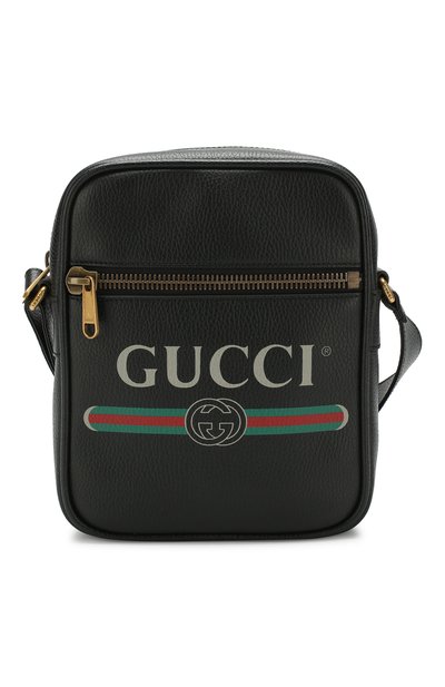Кожаная сумка-планшет с логотипом бренда GUCCI, арт. 523591/0QRAT, фото 1