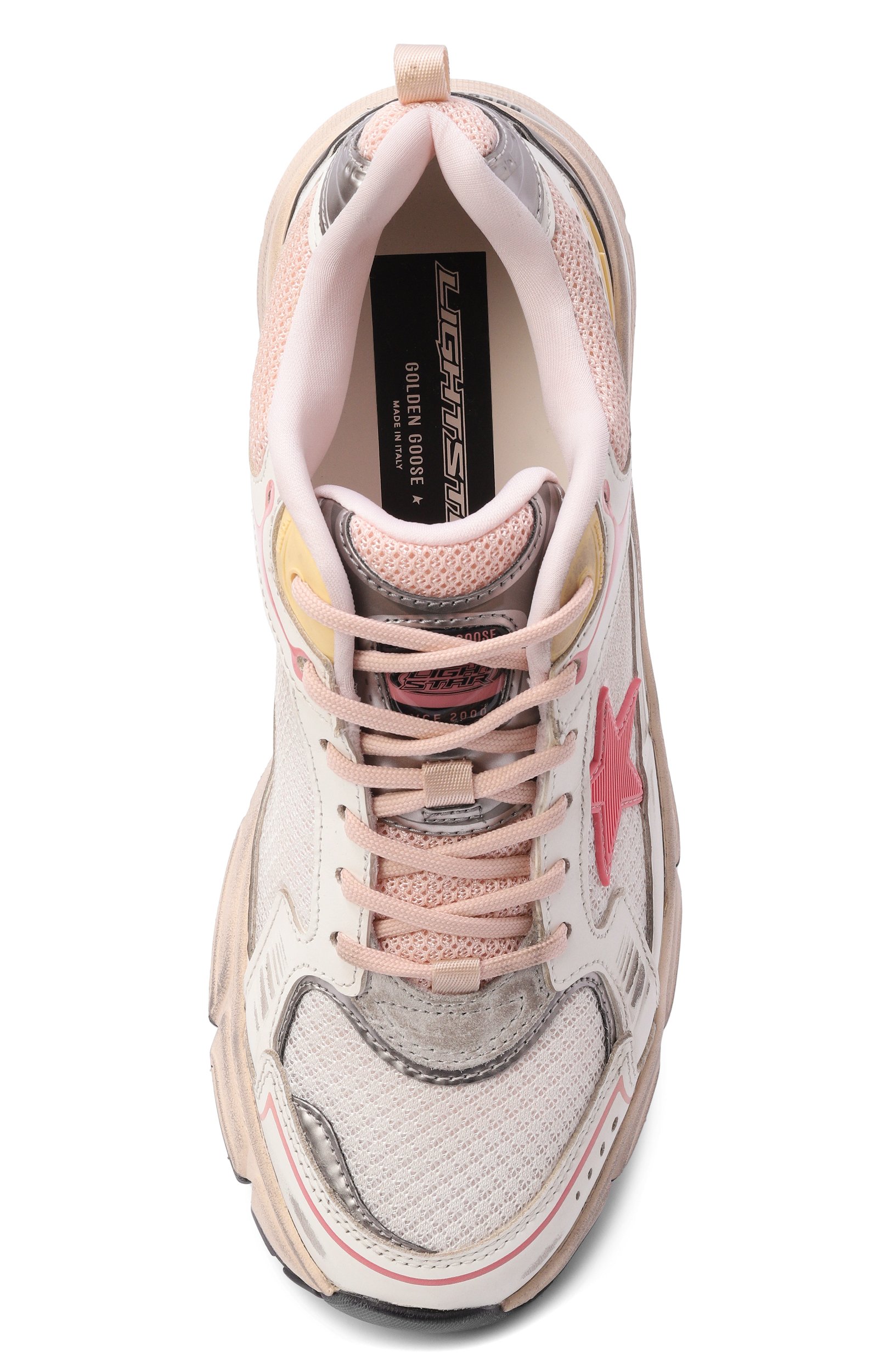 Комбинированные кроссовки lightstar GOLDEN GOOSE DELUXE BRAND, арт. GWF00724.F008751, фото 6