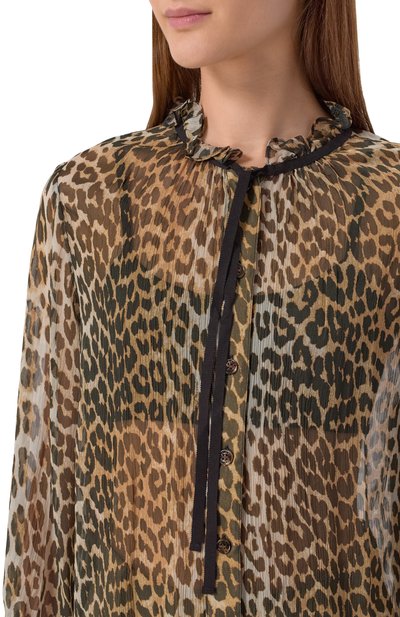 Блузка из вискозы GANNI, арт. W0570, фото 5