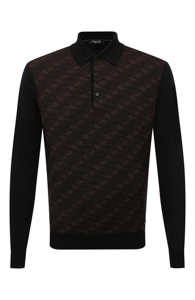 Мужская поло из шерсти и шелка STEFANO RICCI, арт. K606311P03/F22464