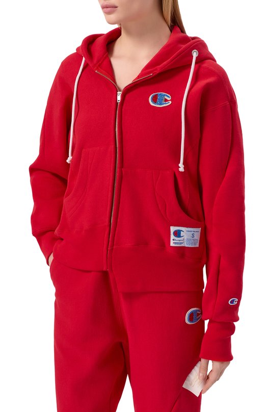 Хлопковая толстовка UNDERCOVER x Champion Undercover UC2E1802-1 Красный  UC2E1802-1 Фото 3