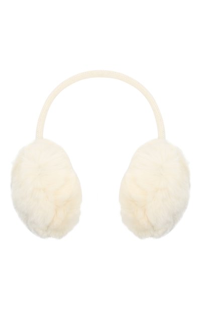 Шерстяные наушники с меховой отделкой YVES SALOMON ENFANT, арт. 20WEA310XXREXW, фото 1