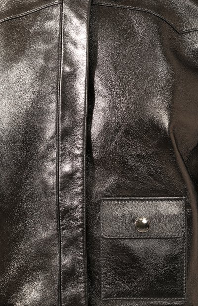 Кожаная куртка с поясом ELIE SAAB, арт. 9930, фото 5