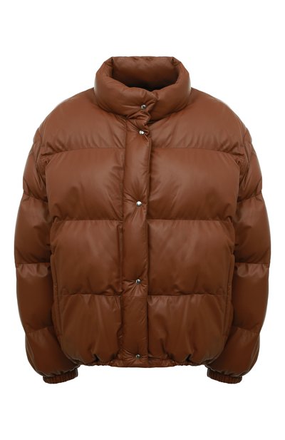 Женский кожаный пуховик PRADA, арт. 58A050-FLY-F0BW5