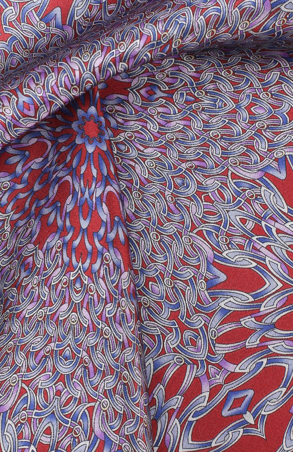 Шелковый платок ZILLI красного цвета по цене 8995 руб., арт. 50700/HANDKERCHIEFS, фото 2 Шелковый платок ZILLI, арт. 50700/HANDKERCHIEFS, фото 2