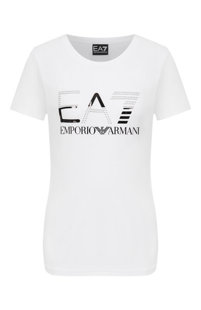 Женская хлопковая футболка EA7, арт. 7W000721/AF10373