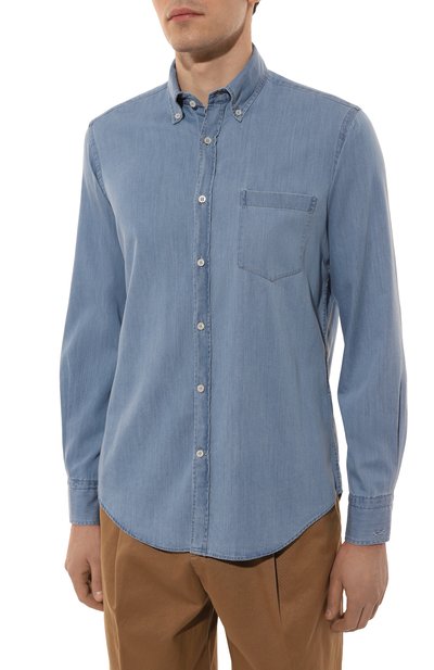 Джинсовая рубашка PAUL&SHARK, арт. 25413160, фото 3