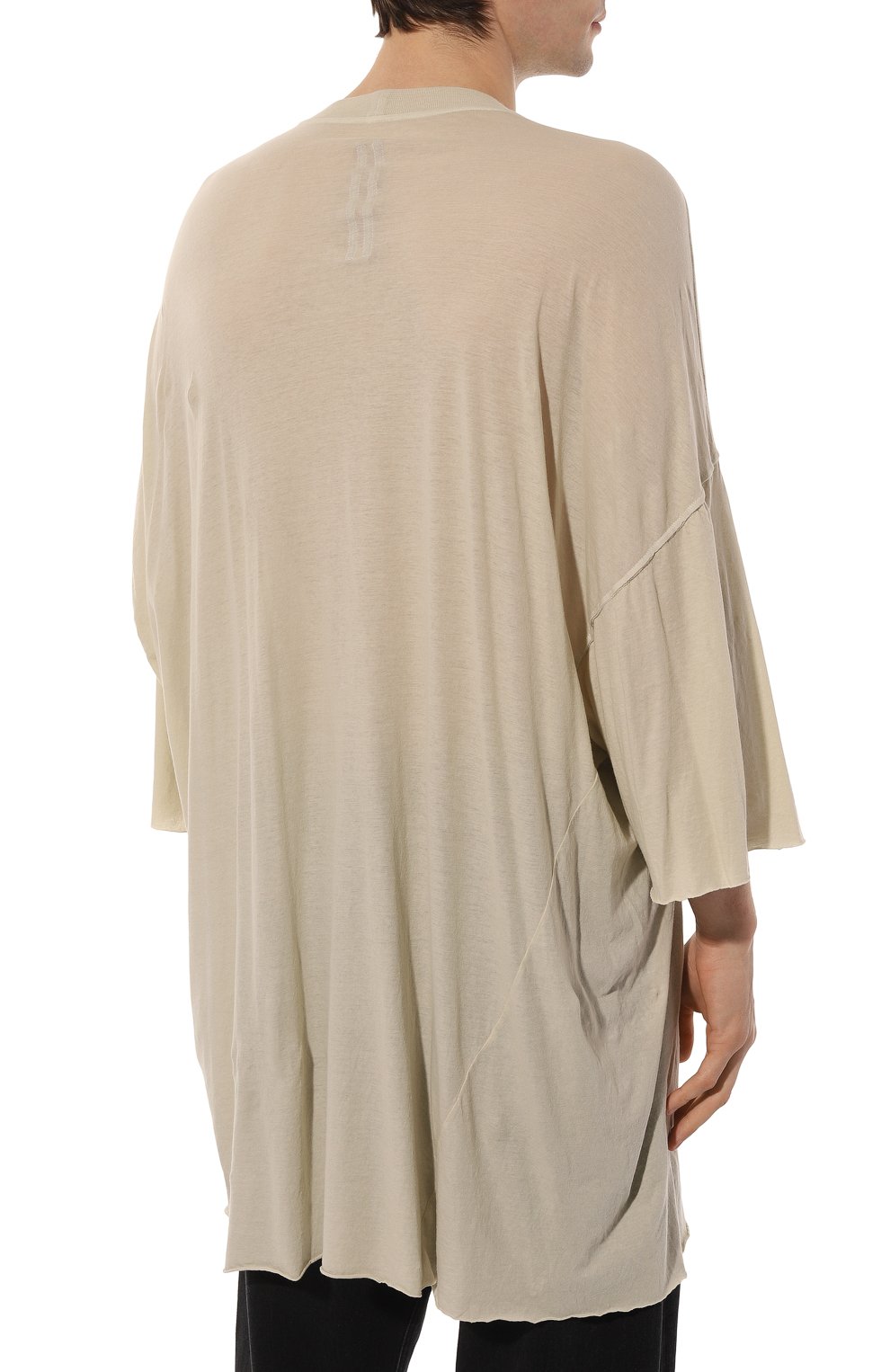 Хлопковая футболка RICK OWENS, арт. RR01C4283, фото 4