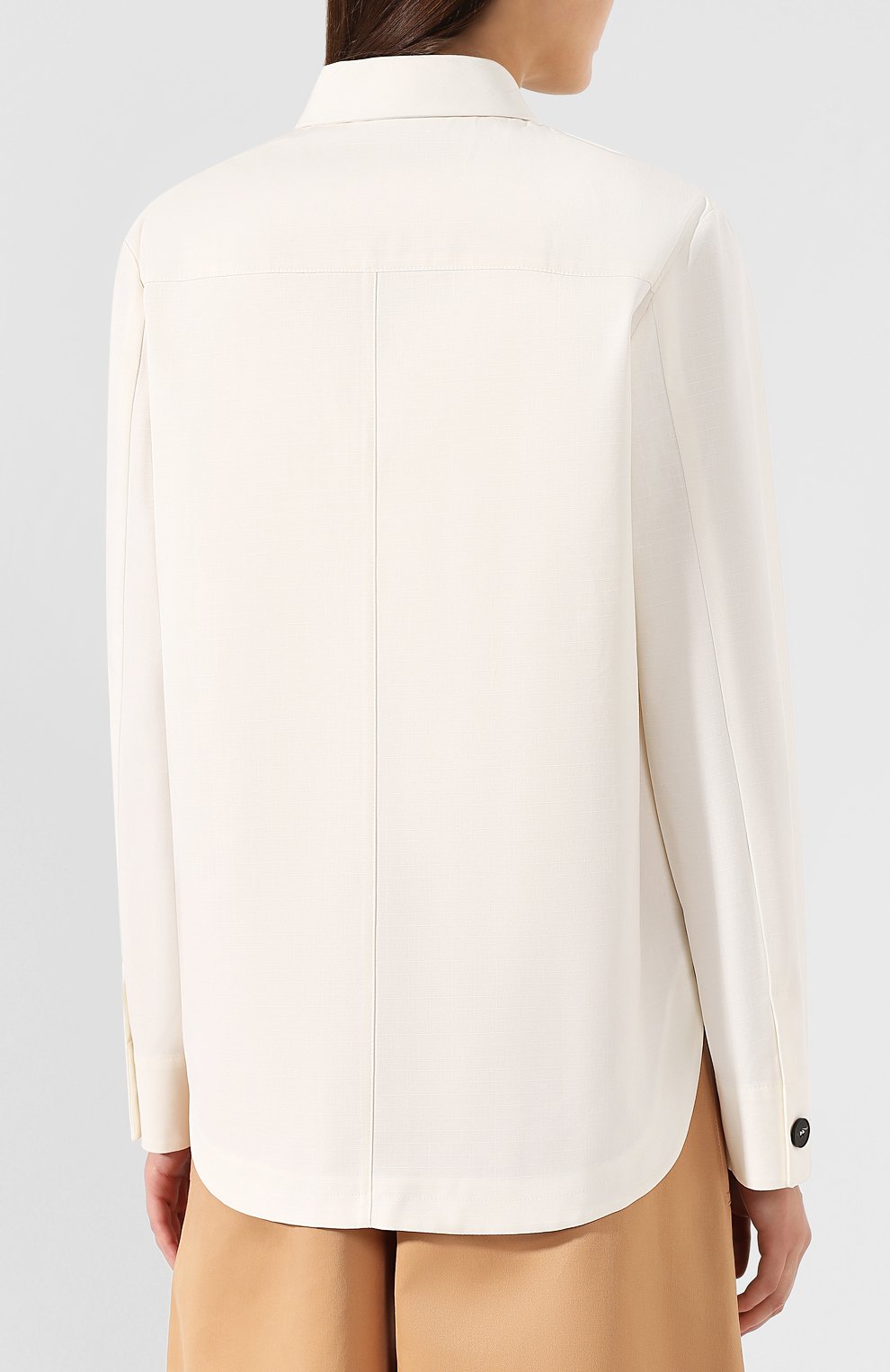 Хлопковый жакет JIL SANDER NAVY, арт. JNWM1505A/JM2430, фото 4