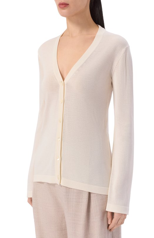 Шелковый кардиган Colombo MA04901/L/4-120AN Кремовый  MA04901/L/4-120AN Фото 3