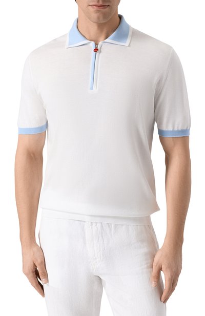 Хлопковое поло KITON, арт. UMK0571V108A, фото 3