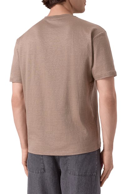 Льняная футболка GIORGIO ARMANI, арт. GM001099/TE13875, фото 4