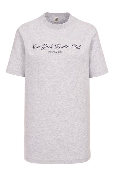 Женская хлопковая футболка SPORTY AND RICH, арт. T0043602043GY03