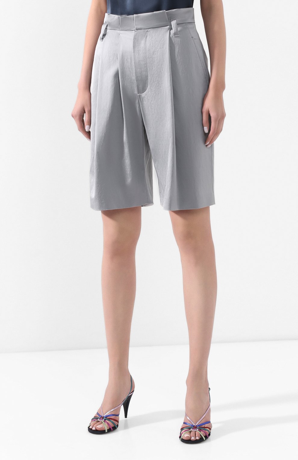 Шорты из смеси вискозы и хлопка BRUNELLO CUCINELLI, арт. M0H86P7265, фото 3