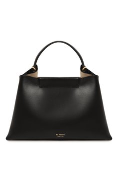 Женская сумка elieze medium REE PROJECTS черного цвета, арт. AW22/ELIEZMED1SC | Фото 1 (Ремень/цепочка: На ремешке; Материал: Натуральная кожа; Сумки-технические: Сумки top-handle; Размер: medium; Драгоценные камни: Проставлено; Материал сплава: Проставлено)
