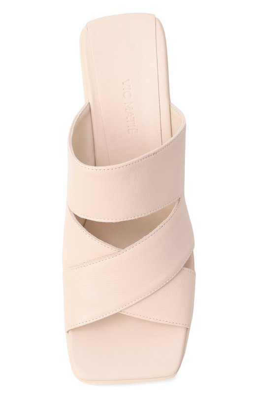 Кожаные сабо K10_Block Vic Matie 1K5450D_K10C070112 Кремовый  1K5450D_K10C070112 Фото 6