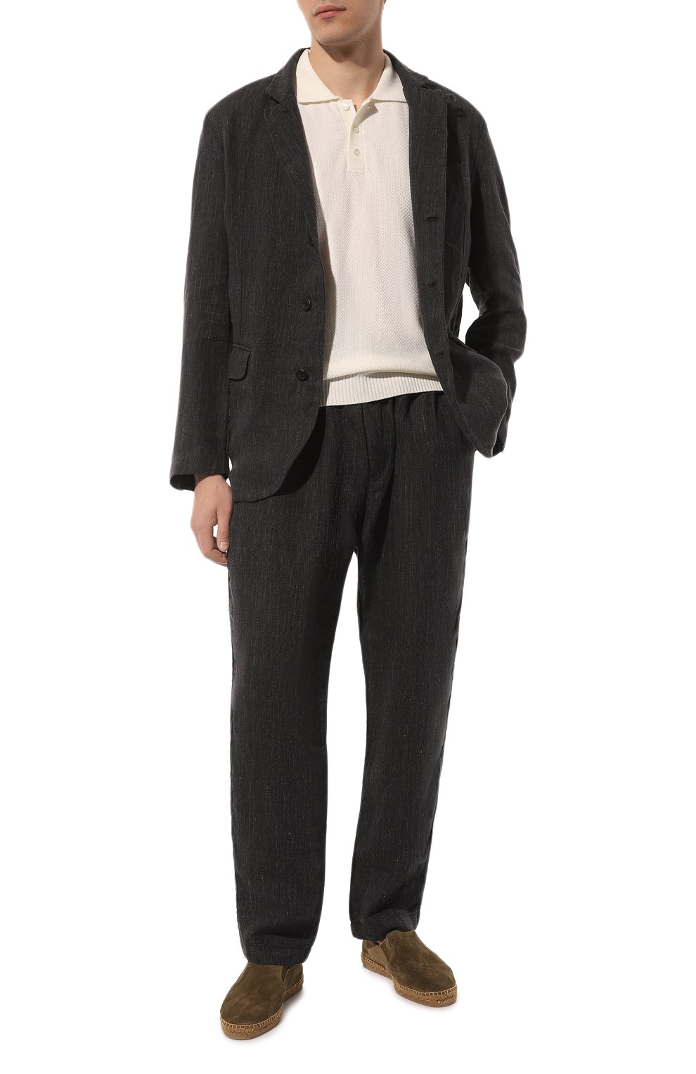 Льняные брюки HANNES ROETHER, арт. PA21PER.6043, фото 2