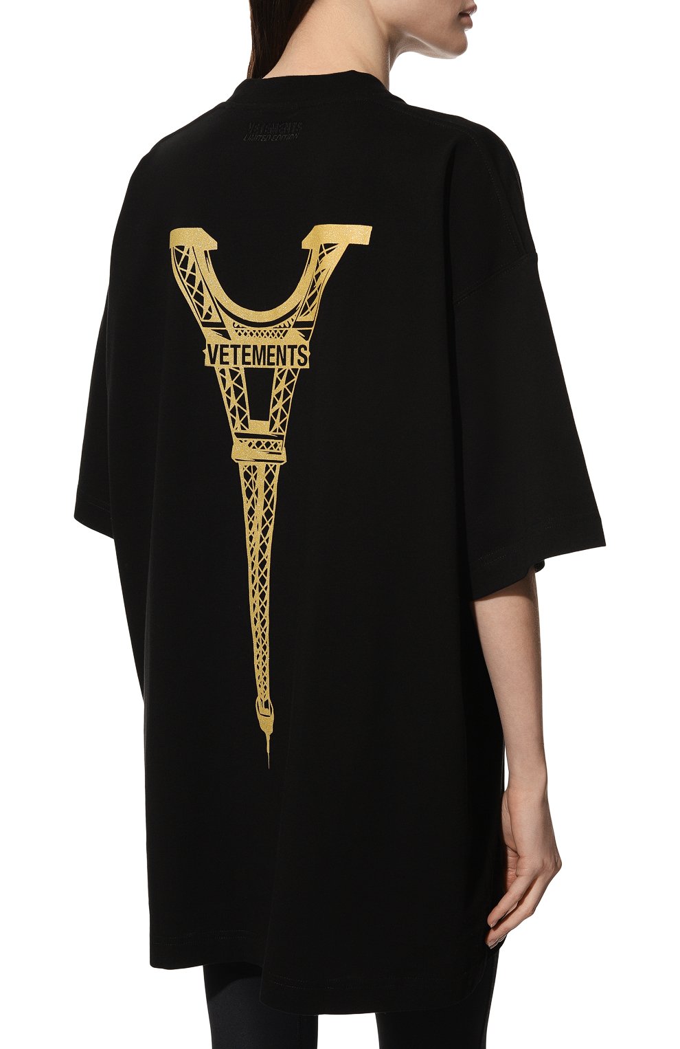 Хлопковая футболка VETEMENTS, арт. UA53TR250B, фото 4