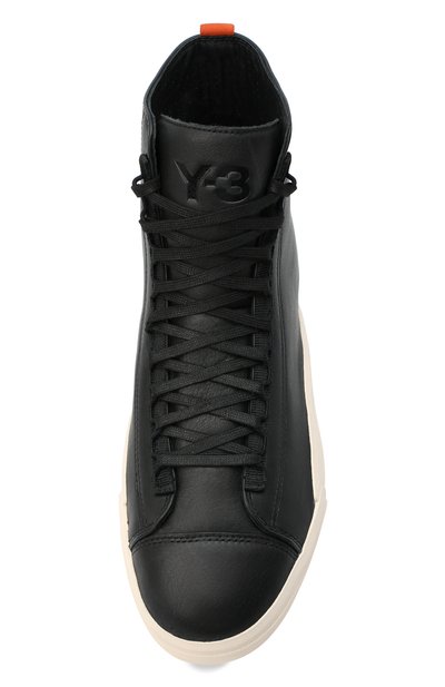 Кожаные кеды yuben mid Y-3, арт. FX0568/M, фото 5