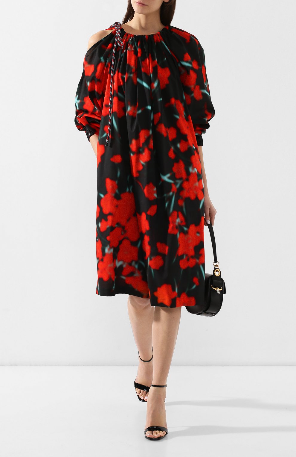 Хлопковое платье DRIES VAN NOTEN, арт. 191-11097-7100, фото 2