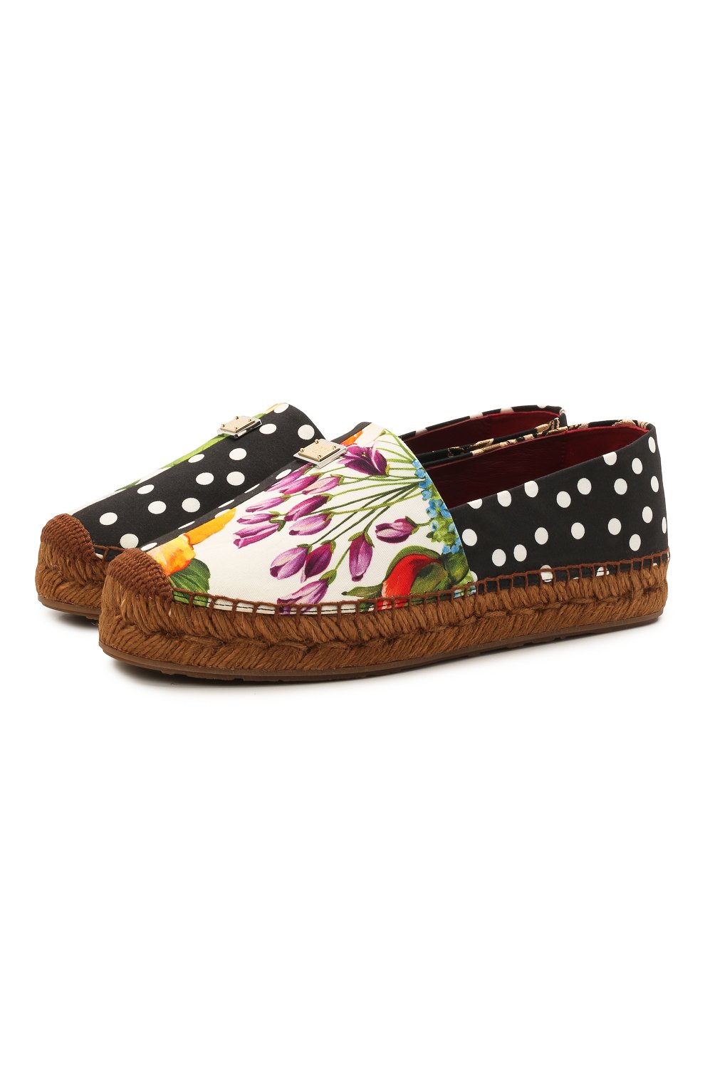 Текстильные эспадрильи DOLCE & GABBANA, арт. CE0111/A0331, фото 1