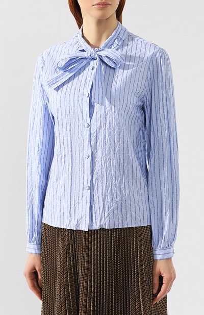 Хлопковая блузка GUCCI, арт. 545402/ZAAER, фото 3