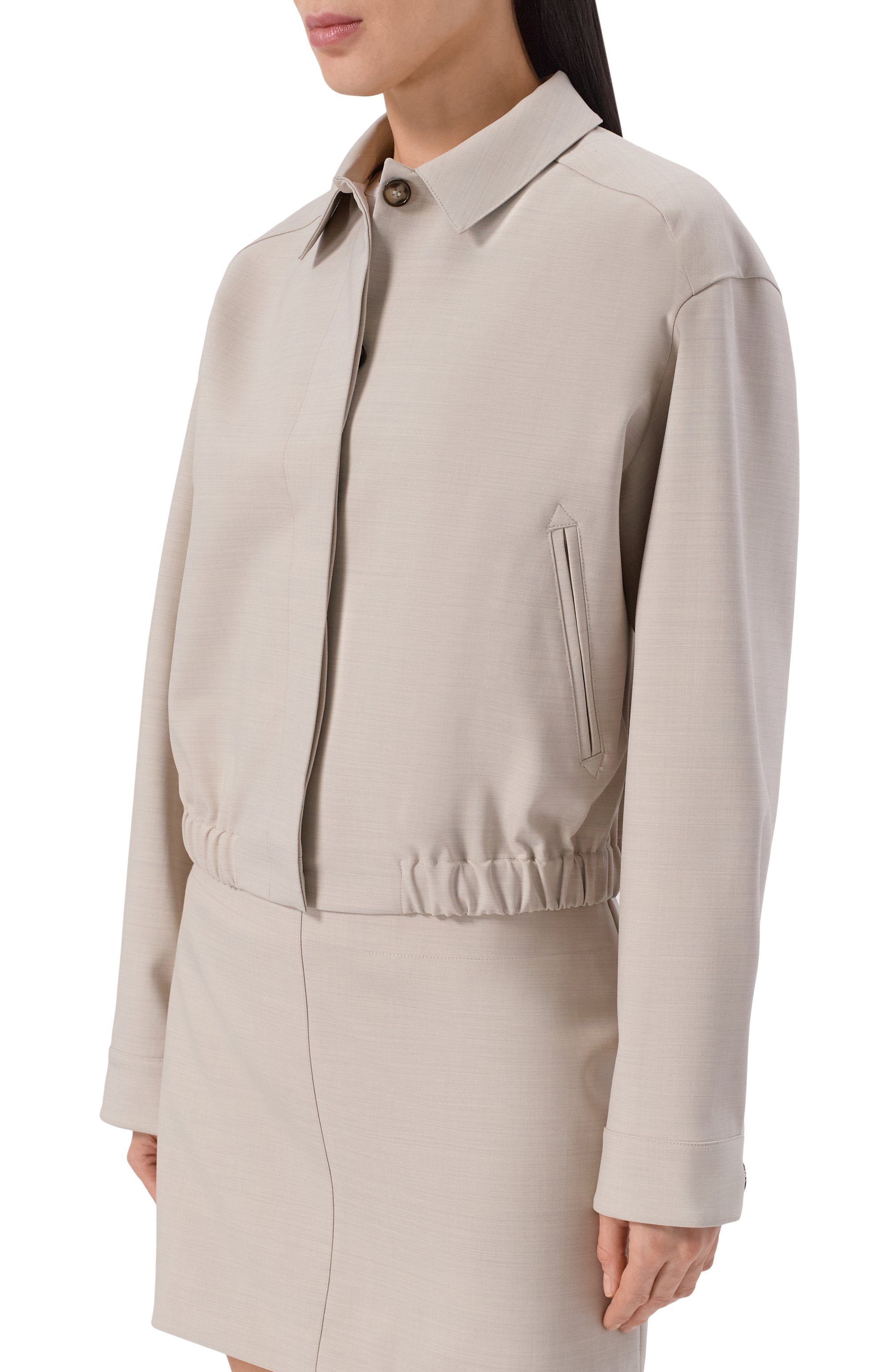 Бомбер из шерсти и вискозы 12 STOREEZ, арт. 135903, фото 3