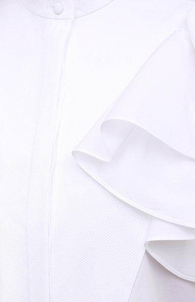 Хлопковая блузка ALEXANDER MCQUEEN, арт. 646340/QAAAD, фото 5