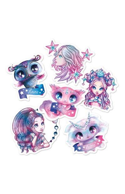 Набор наклеек обитатели облаков space PAREMO, арт. 11460-1_NSDA, фото 2