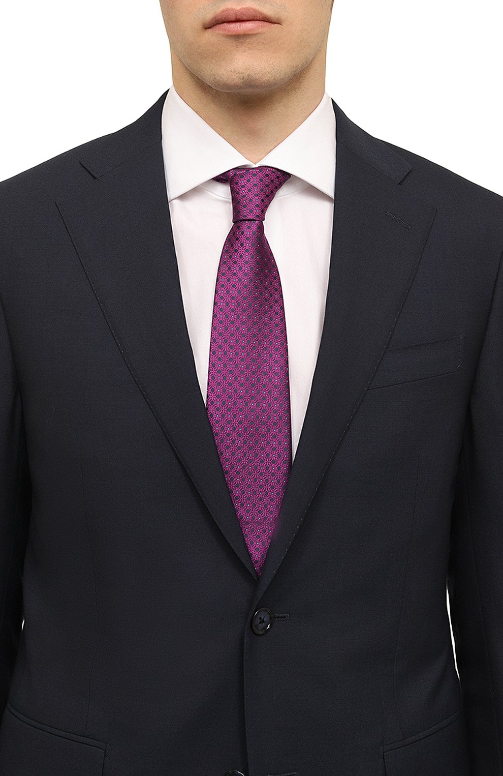 Шелковый галстук STEFANO RICCI розового цвета по цене 33100 руб., арт. CCXL/48106, фото 2 Шелковый галстук STEFANO RICCI, арт. CCXL/48106, фото 2