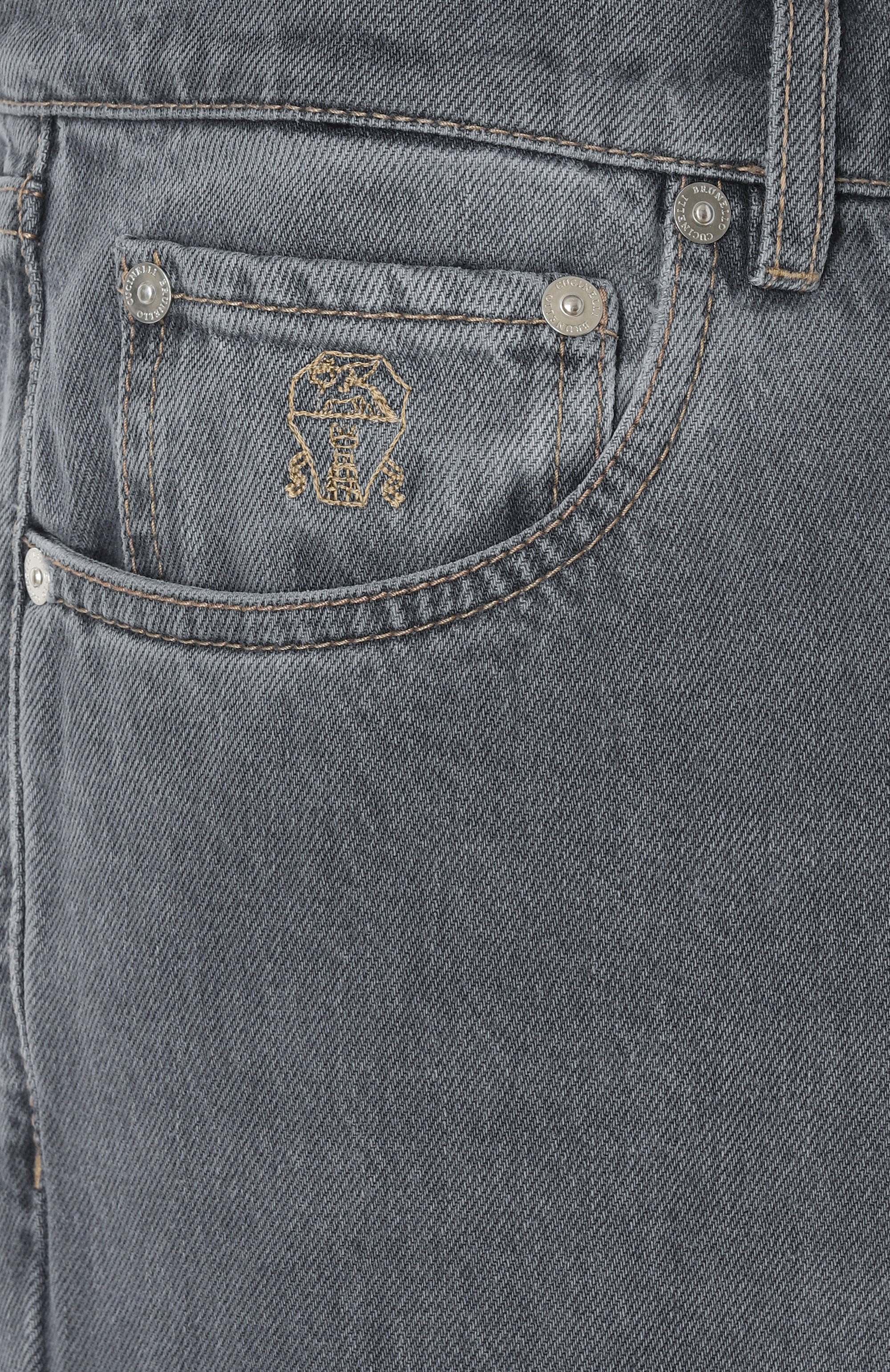 Джинсы iconic fit BRUNELLO CUCINELLI, арт. M240P01090, фото 6