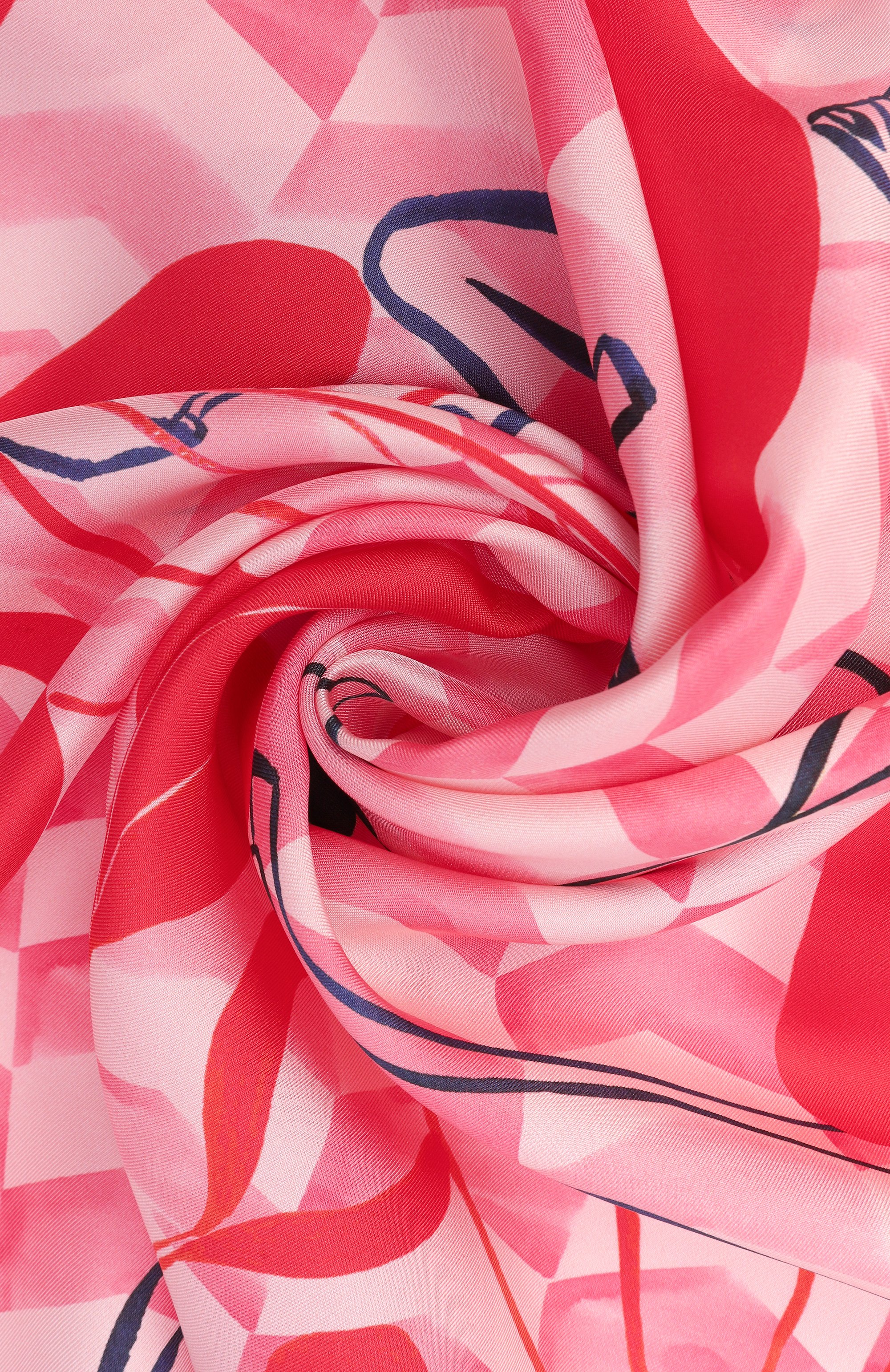 Шелковый платок PETITJEAN PARIS розового цвета по цене 39000 руб., арт. 4С23, фото 3 Шелковый платок PETITJEAN PARIS, арт. 4С23, фото 3