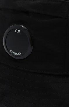 Детская хлопковая панама C.P. COMPANY черного цвета, арт. CMX006/L0A04 | Фото 3 (Материал: Текстиль, Хлопок; Нос: Не проставлено)