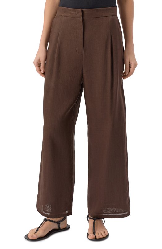 Брюки Max Mara Studio DAZZY Коричневый  DAZZY Фото 3