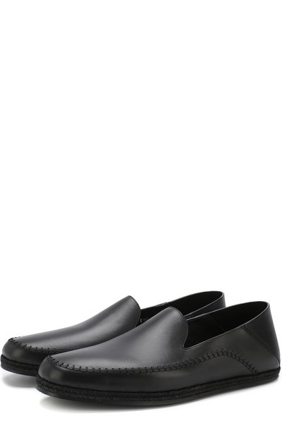 Кожаные эспадрильи с джутовой отделкой ZEGNA, арт. A3013X-ELB, фото 1