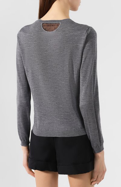 Кардиган из смеси кашемира и шелк а REDVALENTINO, арт. RR3KA00V/1W7, фото 4