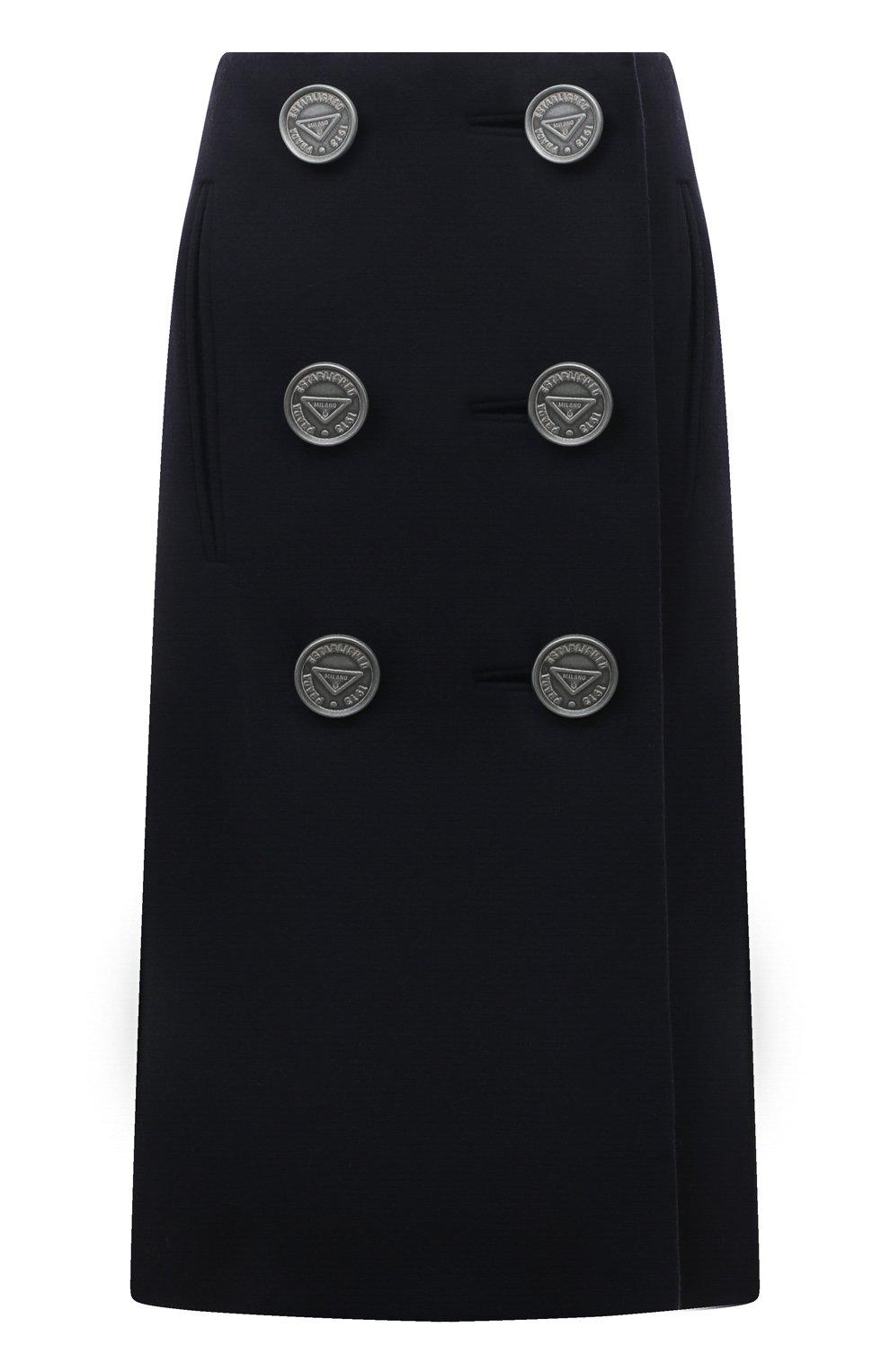 Шерстяная юбка PRADA, арт. P119T-W3Q-F0008-212, фото 1