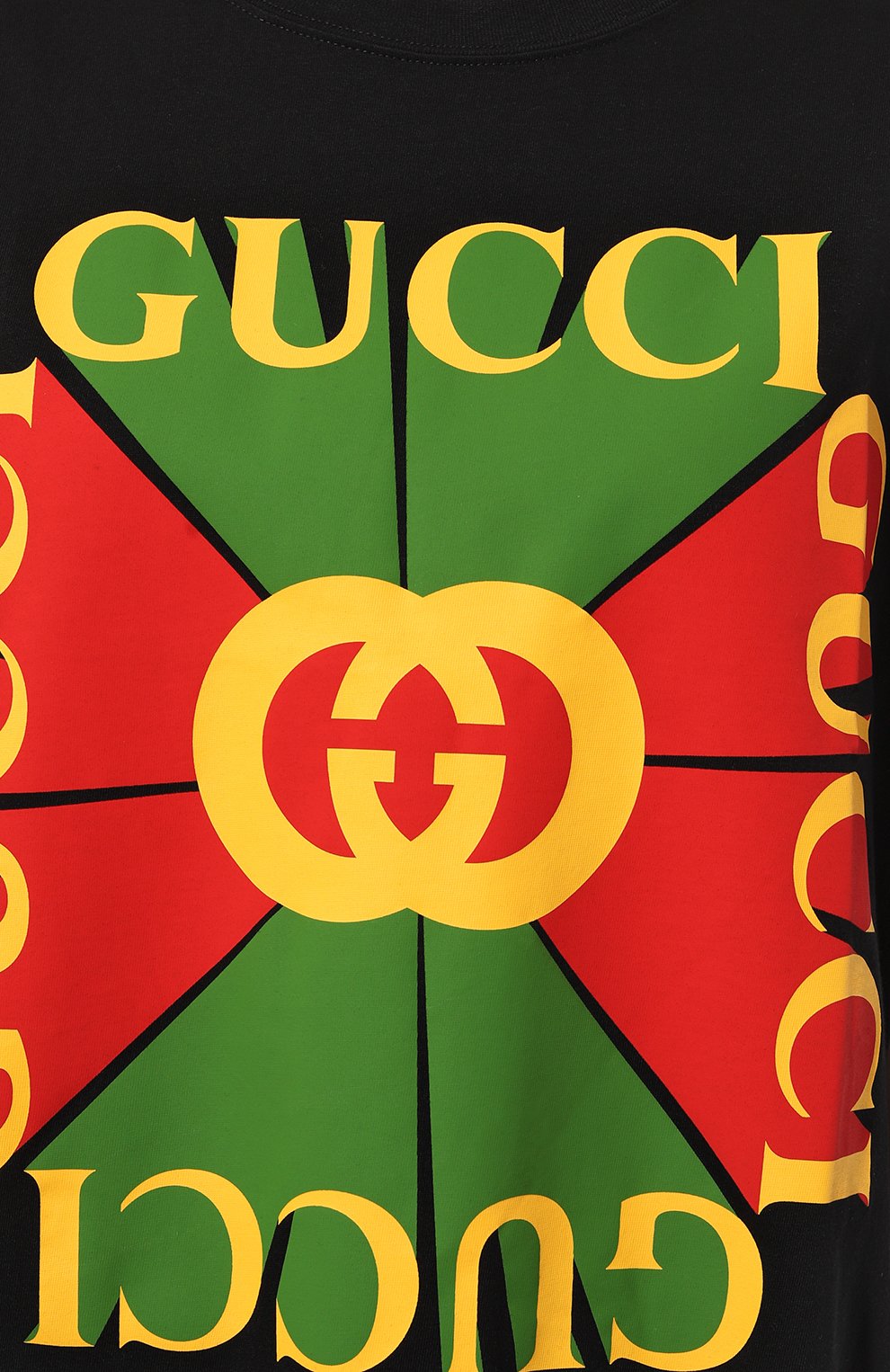 Хлопковая футболка GUCCI, арт. 717422/XJE6E, фото 5