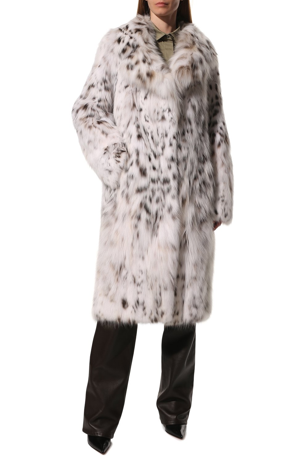 Шуба из меха рыси ZILLI, арт. WAW-GUI02-LYNX0/0001, фото 3