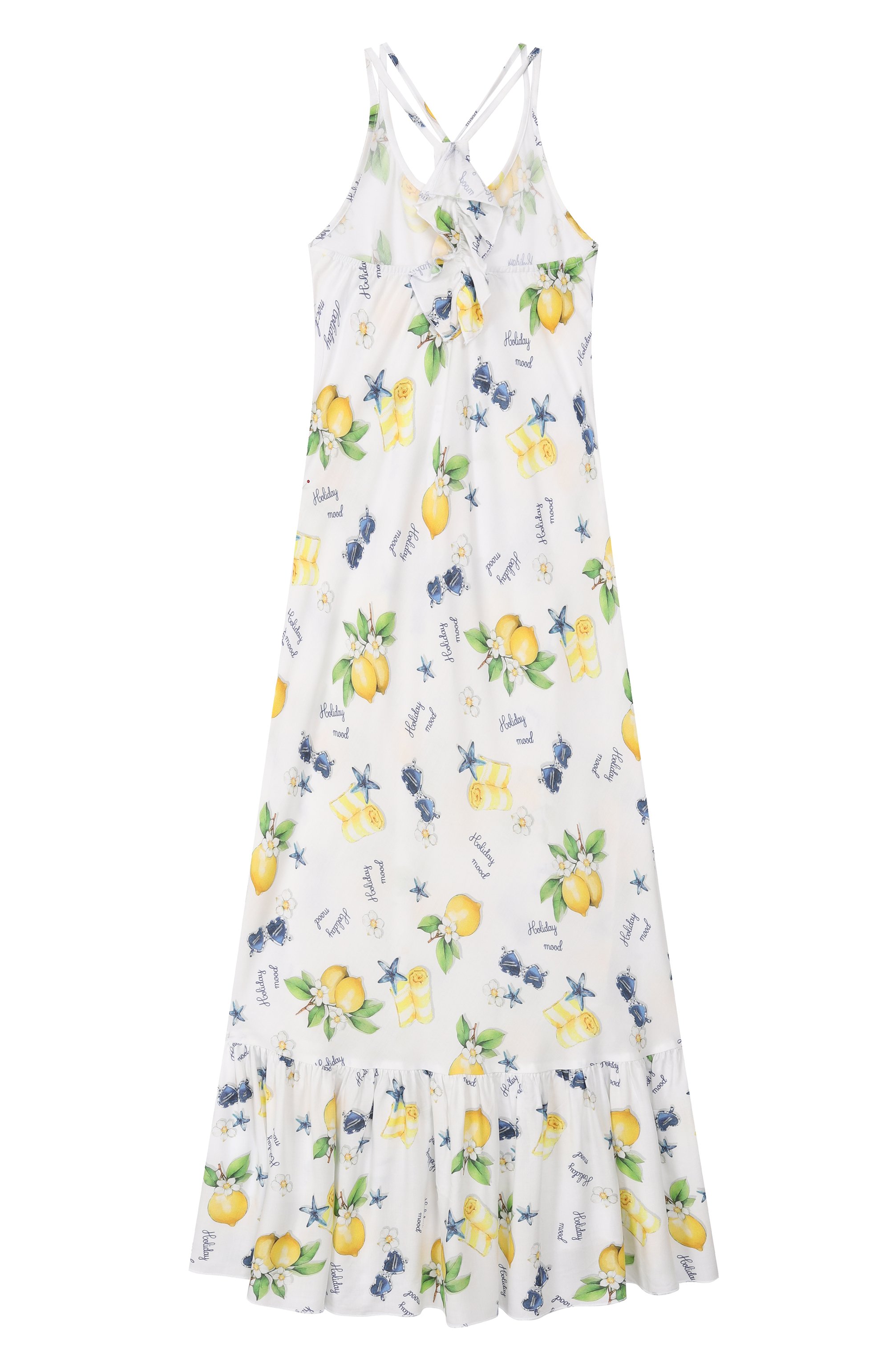 Хлопковый сарафан MONNALISA, арт. 19G913, фото 2