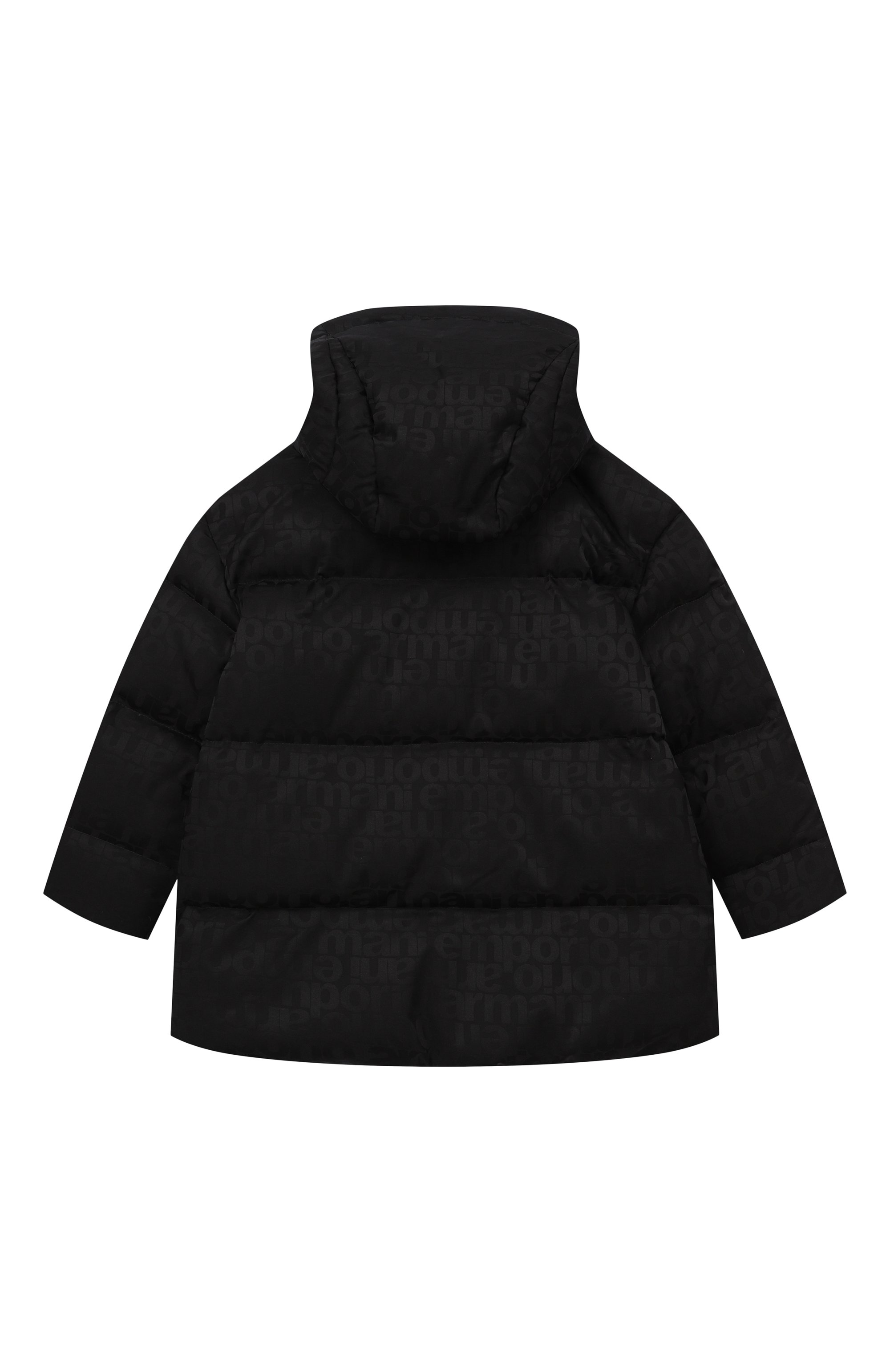 Пуховик EMPORIO ARMANI черного цвета по цене 45050 руб., арт. EB000514/AF16099, фото 2 Пуховик EMPORIO ARMANI, арт. EB000514/AF16099, фото 2