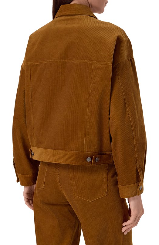 Вельветовая куртка A.P.C. F02905/C0HH0 Коричневый  F02905/C0HH0 Фото 4