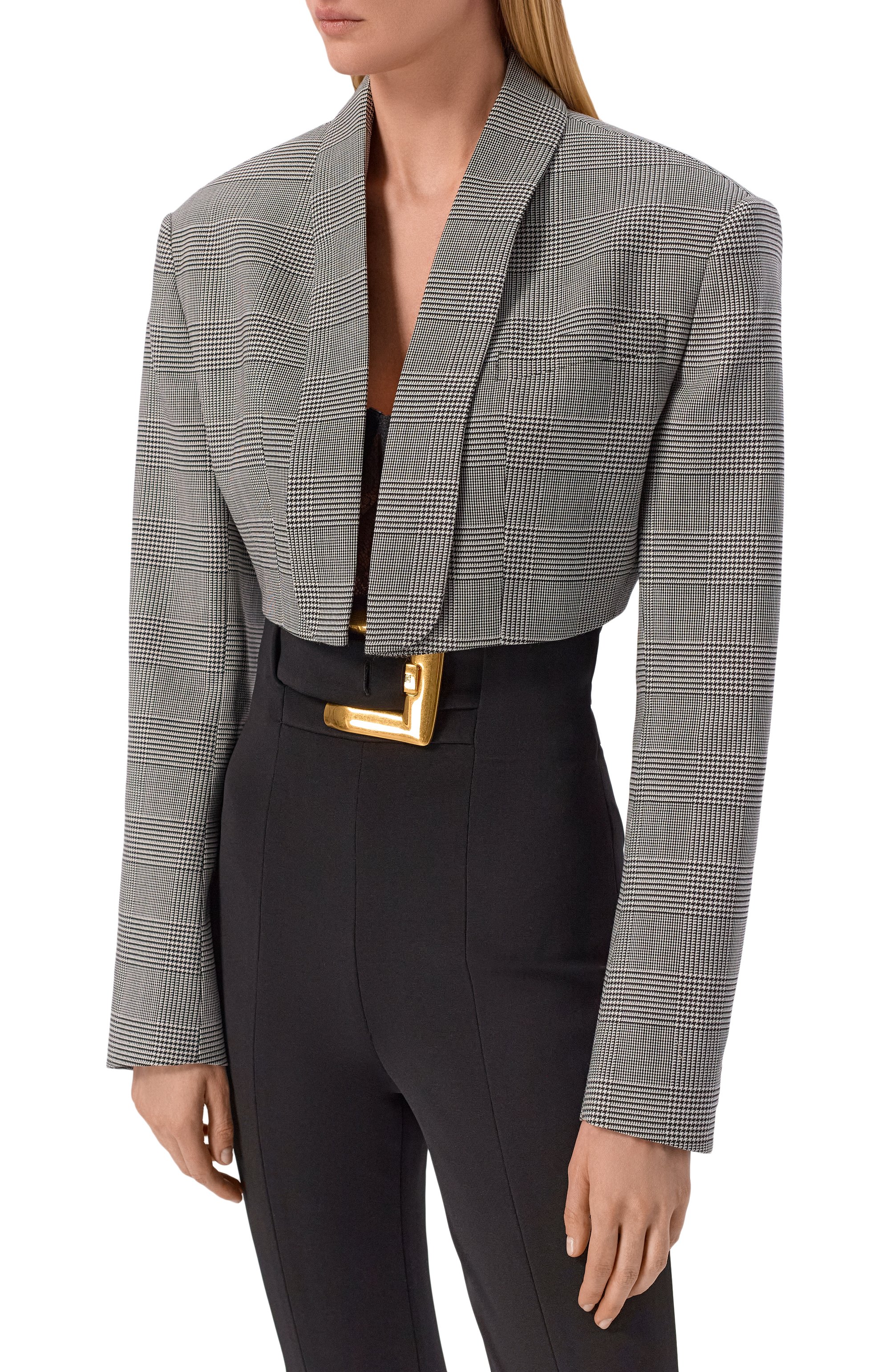 Шерстяной жакет BALMAIN, арт. GF1SD260/WD31, фото 3