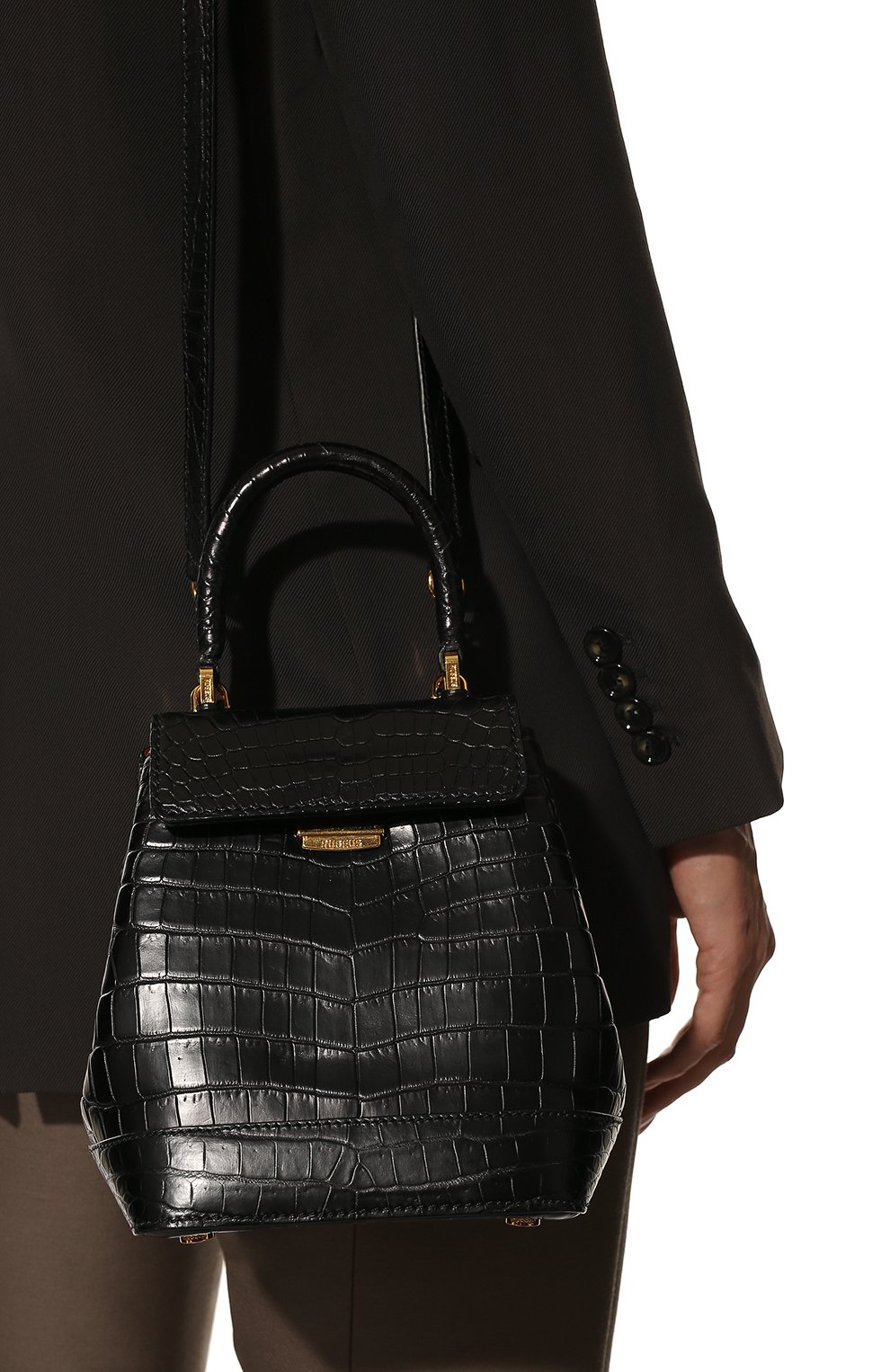 Сумка liza из кожи крокодила RUBEUS MILANO, арт. 001/16D 061216, фото 6
