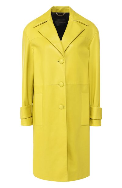 Женское кожаное пальто VERSACE, ар т. A83008/A230141